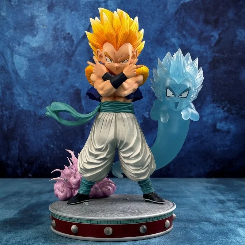 Dragon Ball Z Gotenks Ssj3 Figure Super Saiyan 3 Gotenks Action Figures 25cm Pvc Statue Collection Model Toys For Children Gifts
