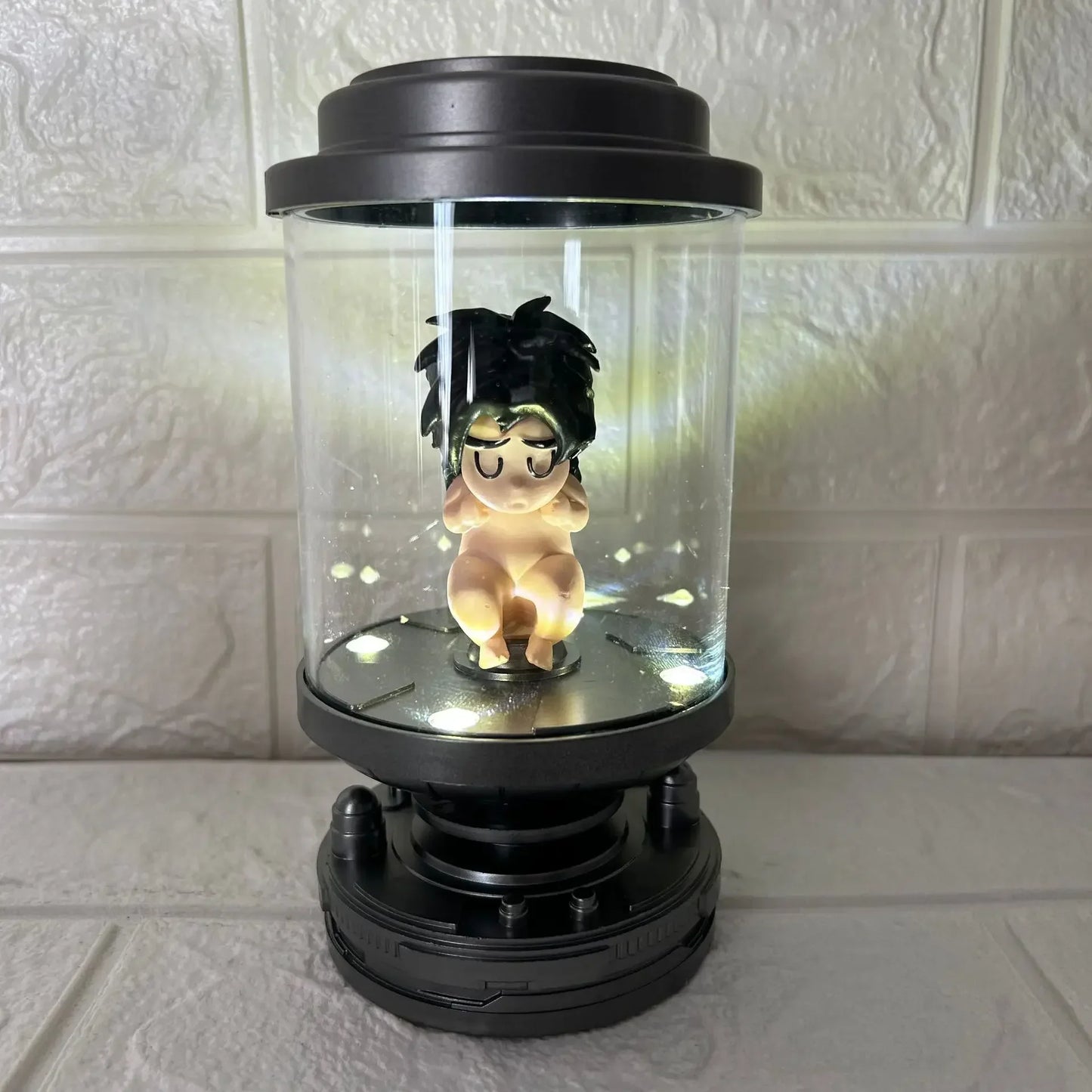 Dragon Ball Q Version 15cm bébé Son Goku végéta Brolli cellule luminescente Anime Figurine décoration de voiture ornements de