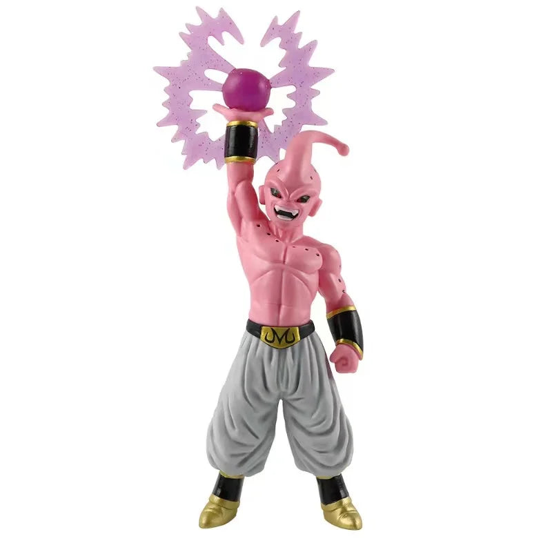 26cm Dragon Ball Goku Buu Anime Figure Super Buu Figurine PVC Action Figures GK Statue Model Doll Collection Toy Gift Kid