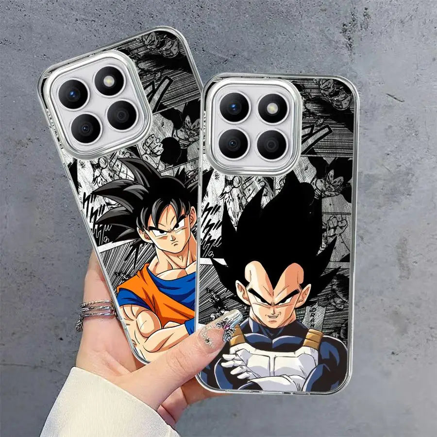 Black Soft Shell Case for Honor 200 Pro X9a 200 400 Lite X8c X9c X7b X9b X8a X8b Anime Dragon Ball Z