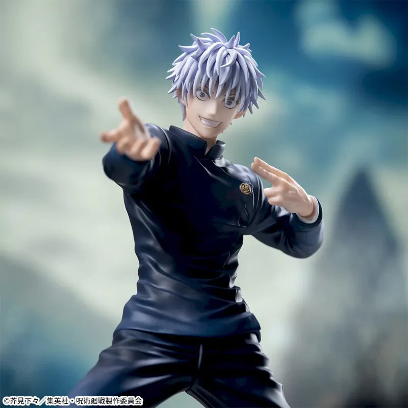 In Stock Original SEGA Jujutsu Kaisen Gojo Satoru Luminasta PVC 17cm Anime Character Model Image Collection Toys Gifts