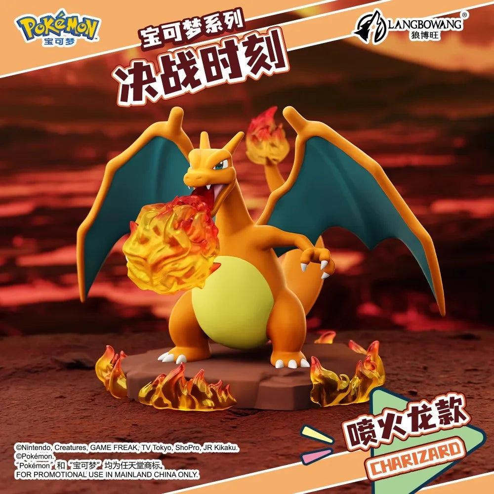 Genuine Pokemon Anime Action Figures Call Of Duty GK PVC Charizard Blastoise Arcanine Lapras Venusaur Dragonite Christmas Gift