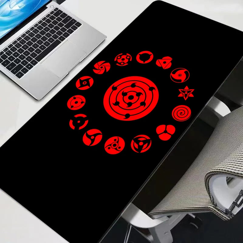 Uchiha Itachi Madara N-Naruto Uzumaki Mouse Pad Anime Carpe XXL PC Gamer Computer Mausepad Keyboard Gaming Accessories Desk Mat