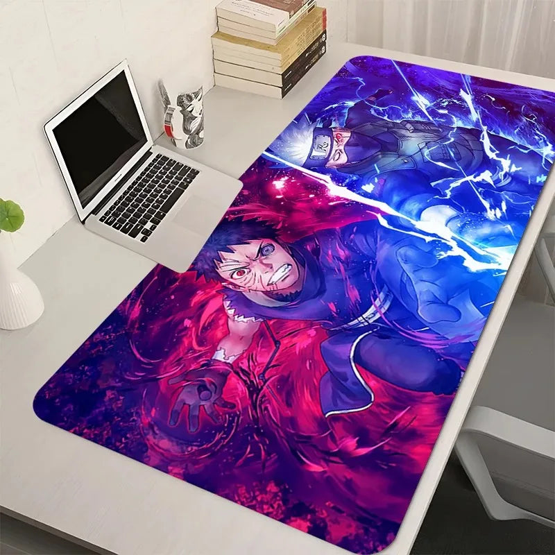 Computer Mouse Pad Gaming Accessories N-Naruto Obito Uchiha Anime Large Mousepad Table of Office Laptop Pad Gamer Rubber Carpet