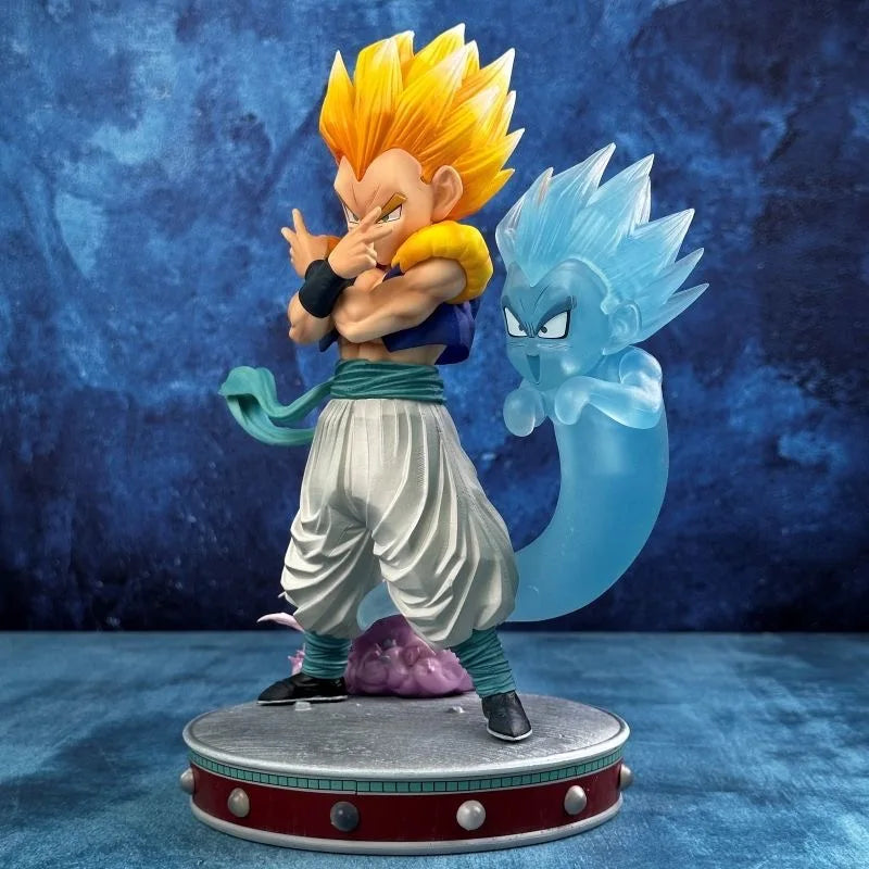 Dragon Ball Z Gotenks Ssj3 Figure Super Saiyan 3 Gotenks Action Figures 25cm Pvc Statue Collection Model Toys For Children Gifts
