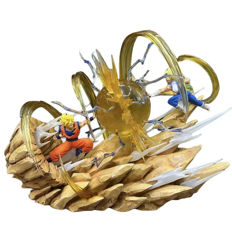 18cm Dragon Ball Figure Goku Vs Vegeta Figure Sky Top Wcf Goku Vs Vegeta Anime Figure Goku Vegeta Action Figurine Pvc Model Gift