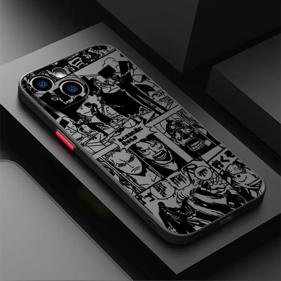 Ones Pieces Anime Soft shell Case for Apple iPhone 16e XS 16 Pro 11 15 13 XR 11 Max 14 12 Mini