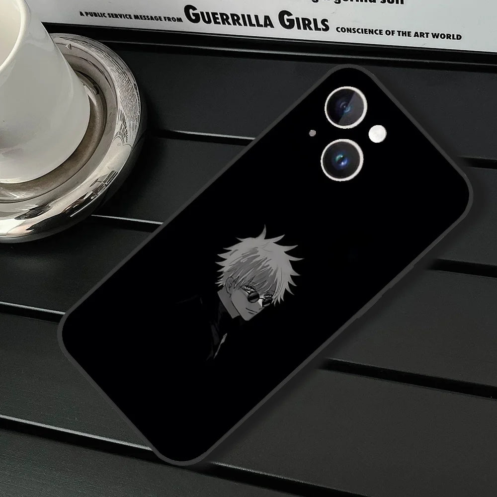 J-Jujutsu K-Kaisen Phone Case For IPhone 11,12,13,14,15,16,XS,XR,X,Mini,Pro,Max,Plus,Shell,Cover
