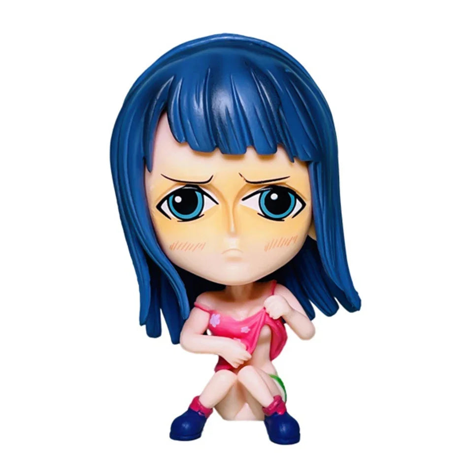 Anime One Piece Figure 17 Styles Zoro Luffy Sanji Ace Robin Nami Frank Usopp Brook Chopper PVC Decoration Figural Model Gift Toy