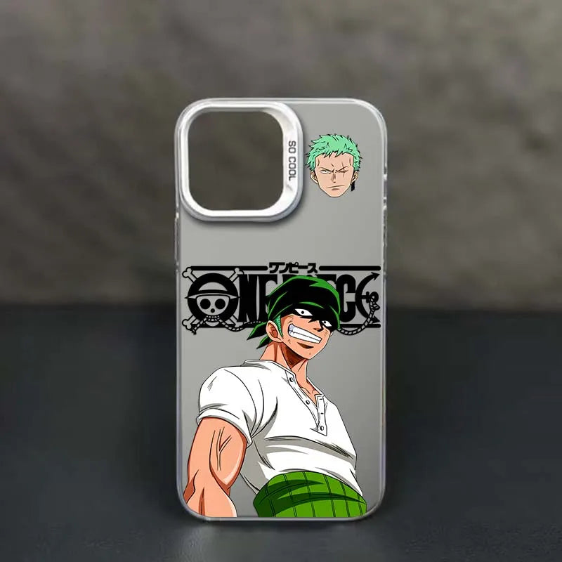 ONE PIECE Portgas D Ace Cool Cover For Apple iPhone 17 16 15 14 13 Pro Max Plus Colorful Silver Phone Case