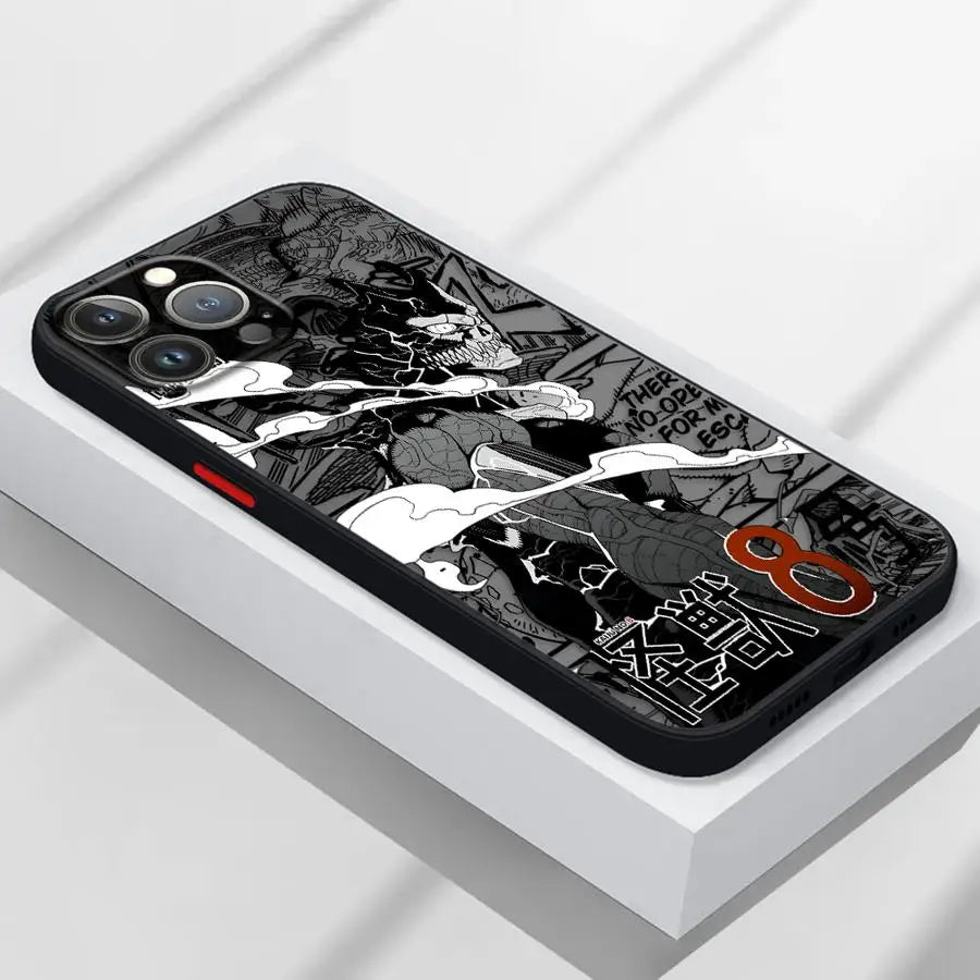 Kaiju No.8 Monster Form Phone Case for iPhone 11Pro 12 XS Max 16e 16 15 XR 13 Mini SE 14 Pro 7 8 Plus Matte Cover