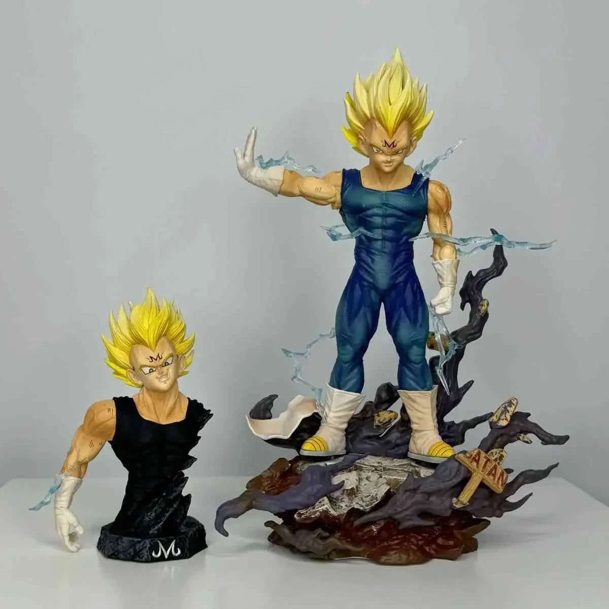 22cm Dragon Ball Z Figure Majin Vegeta Anime Figurine Action Figures Pvc Model Statue Decoration Collection Toys Kids Gifts