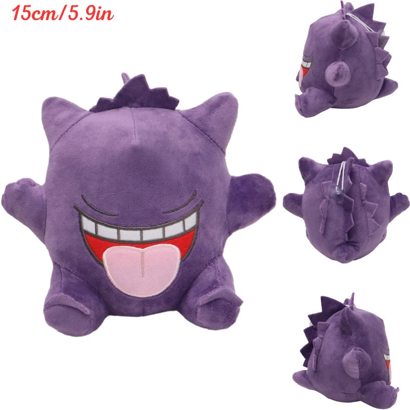 Kawaii Pokemon Gengar Gastly Haunter Ditto Soft Plush Toys Cute Anime Cosmog Koffing Stuffed Animal Peluche Dolls Birthday Gifts