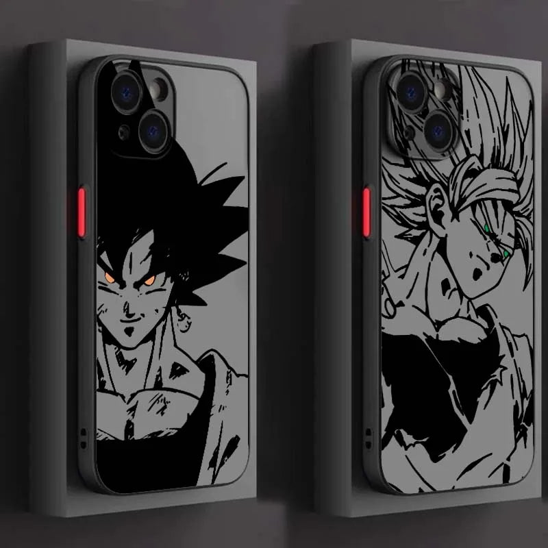 Cool Dragon Ball Art Popular For Apple iPhone 17 Air 16 15 14 13 12 11 XS X Pro Max Plus Frosted Translucent Phone Case