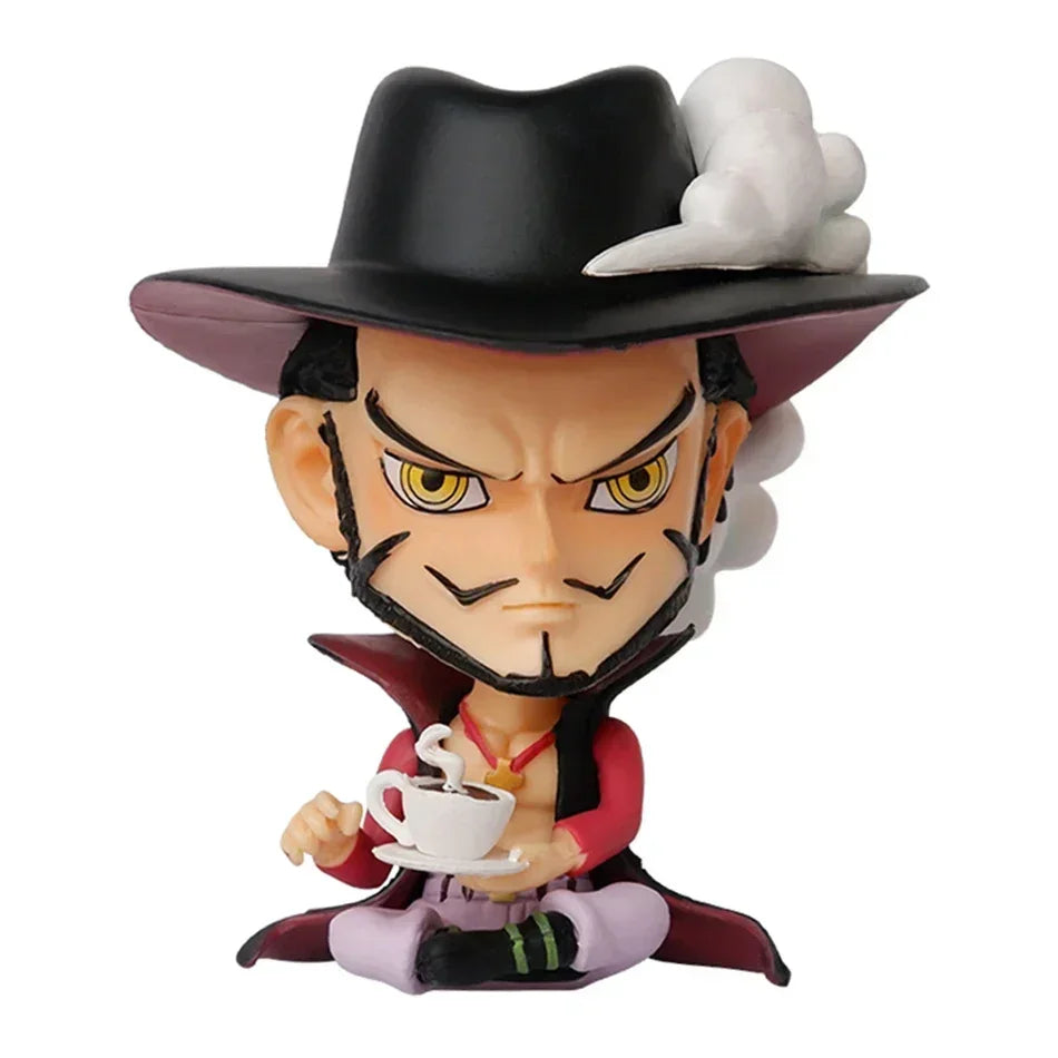 Anime One Piece Figure 17 Styles Zoro Luffy Sanji Ace Robin Nami Frank Usopp Brook Chopper PVC Decoration Figural Model Gift Toy