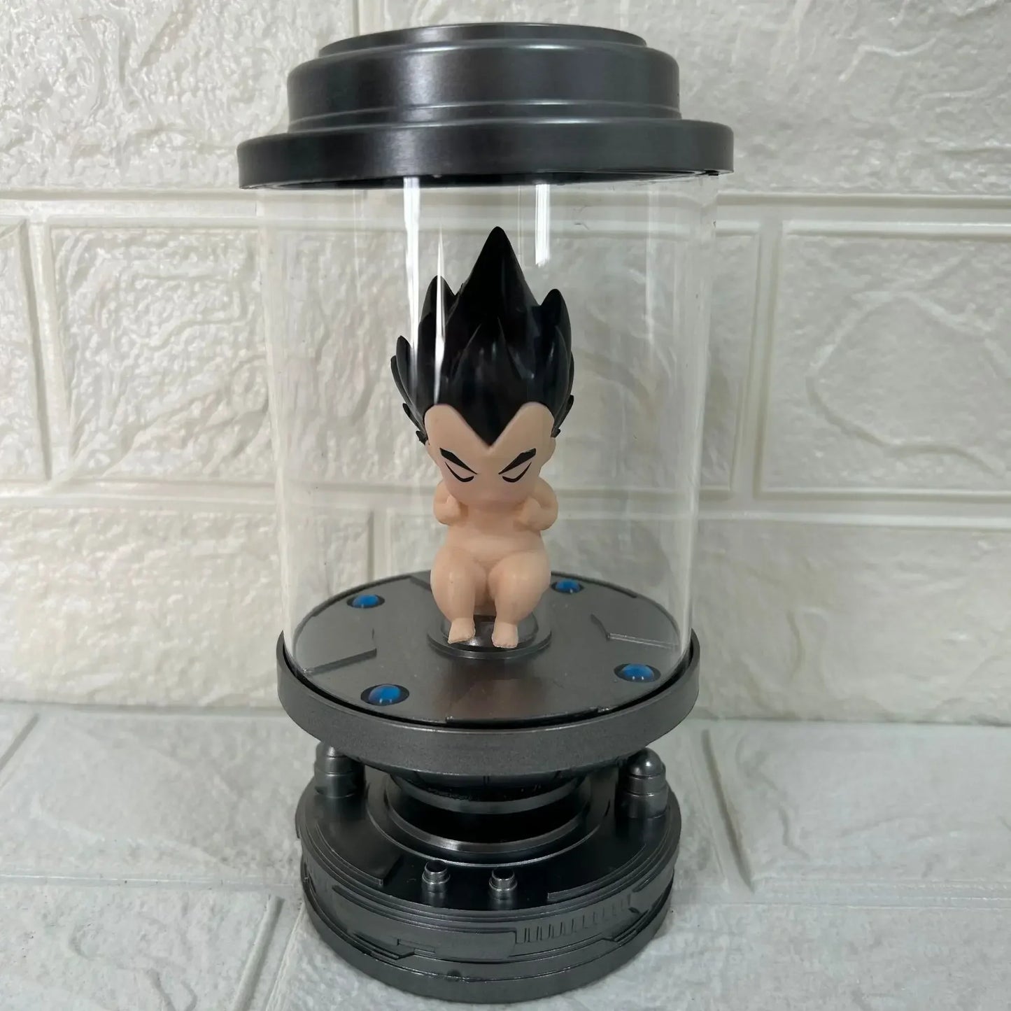Dragon Ball Q Version 15cm bébé Son Goku végéta Brolli cellule luminescente Anime Figurine décoration de voiture ornements de