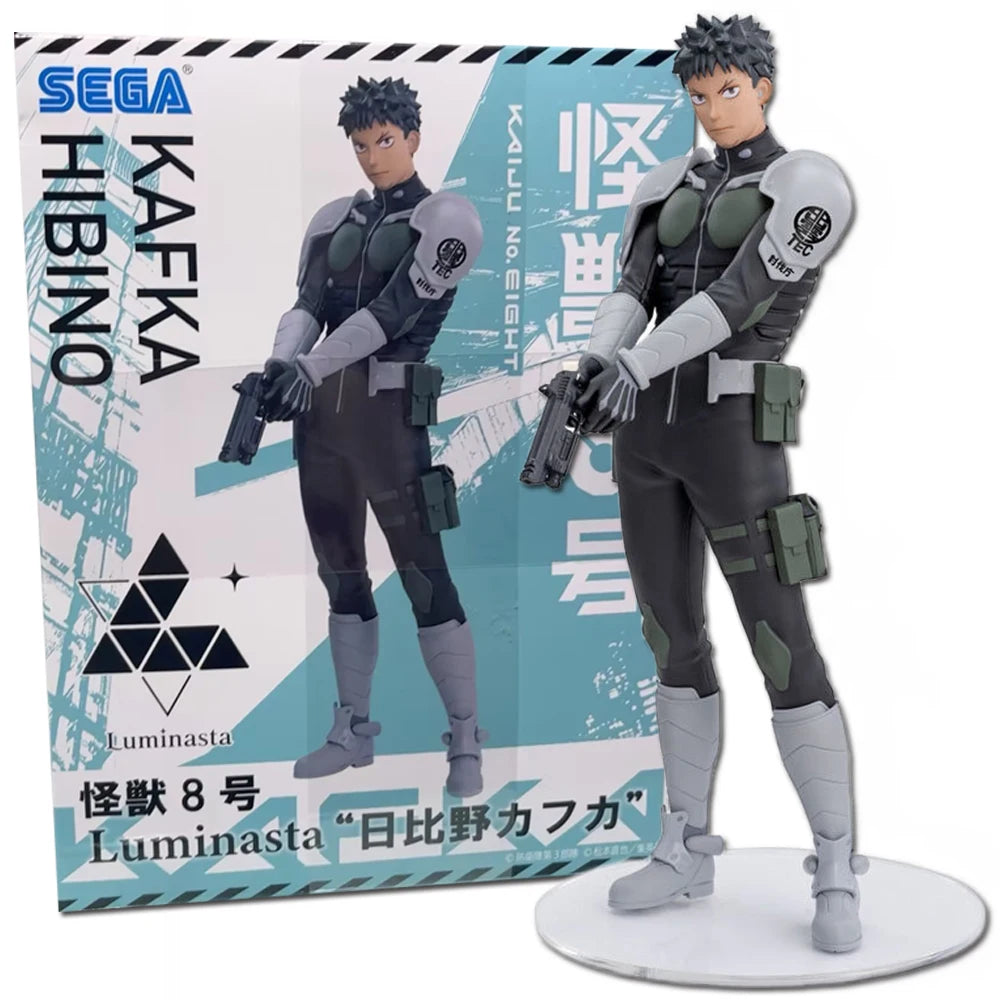 Anime Luminasta KAIJU NUMBER EIGHT Kaiju No. 8 Kafka Hibino Reno Mina Anime Action Figures Hobbies Toys Desk Decorations 19cm