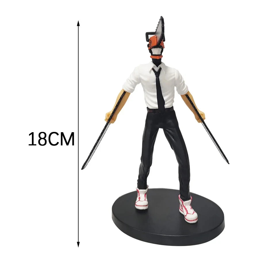 Hot  chainsaw man anime figure power denji action figure pvc chainsaw man power statuette pvc adult collection model doll toy