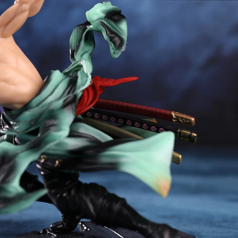One Piece 10CM Figure Toys Anime GK Roronoa Zoro Three-blade Sa-maximum PVC Action Collection Figurine Model Dolls Gifts Kids