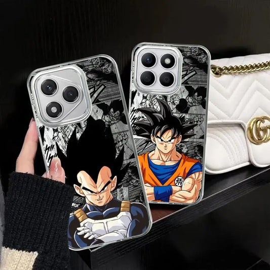 Black Soft Shell Case for Honor 200 Pro X9a 200 400 Lite X8c X9c X7b X9b X8a X8b Anime Dragon Ball Z