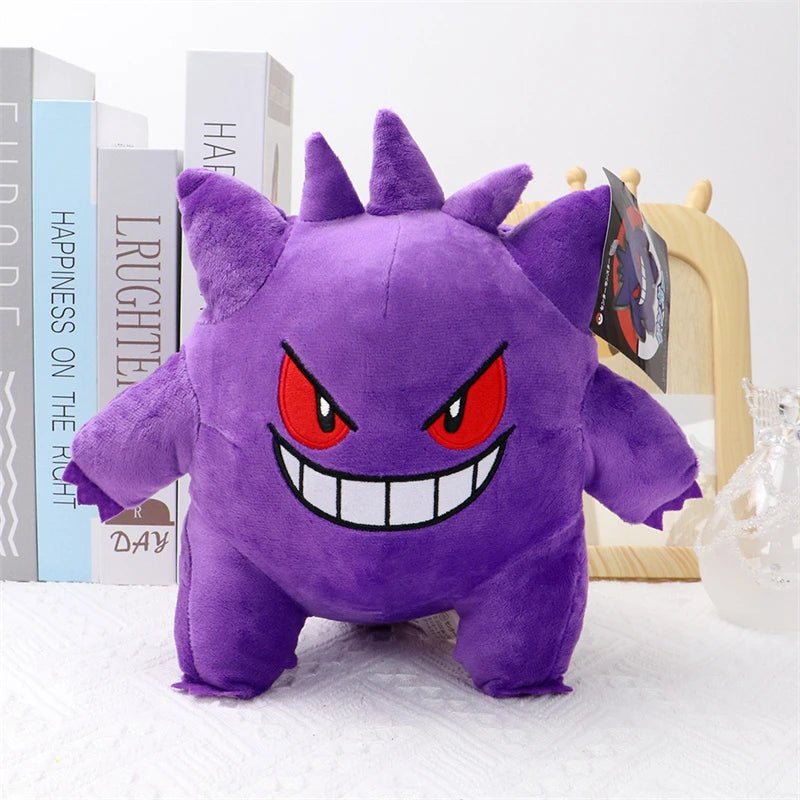 Kawaii Pokemon Gengar Gastly Haunter Ditto Soft Plush Toys Cute Anime Cosmog Koffing Stuffed Animal Peluche Dolls Birthday Gifts