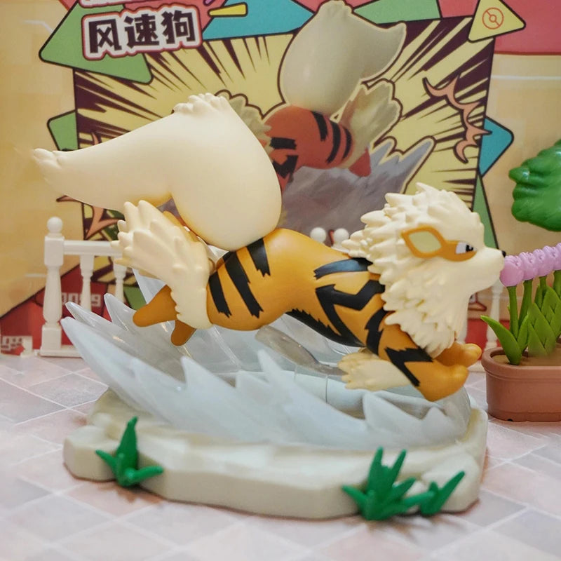 Genuine Pokemon Anime Action Figures Call Of Duty GK PVC Charizard Blastoise Arcanine Lapras Venusaur Dragonite Christmas Gift