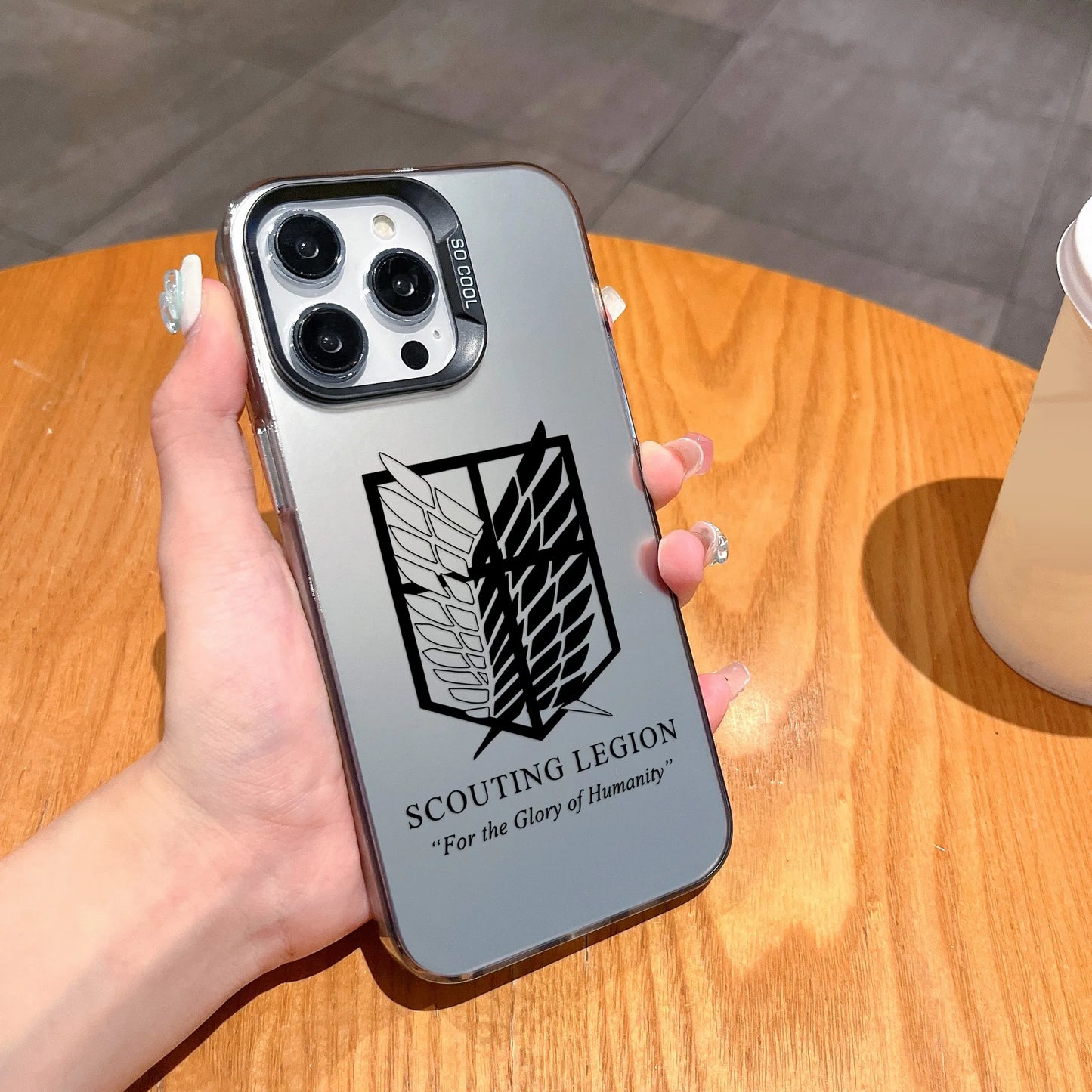 Hot Anime Attack On Titan New Phone Case For iPhone 15 14 13 12 11 Pro Max X XR XSMAX 8 7 Plus Candy Matte Shockproof Back Cover