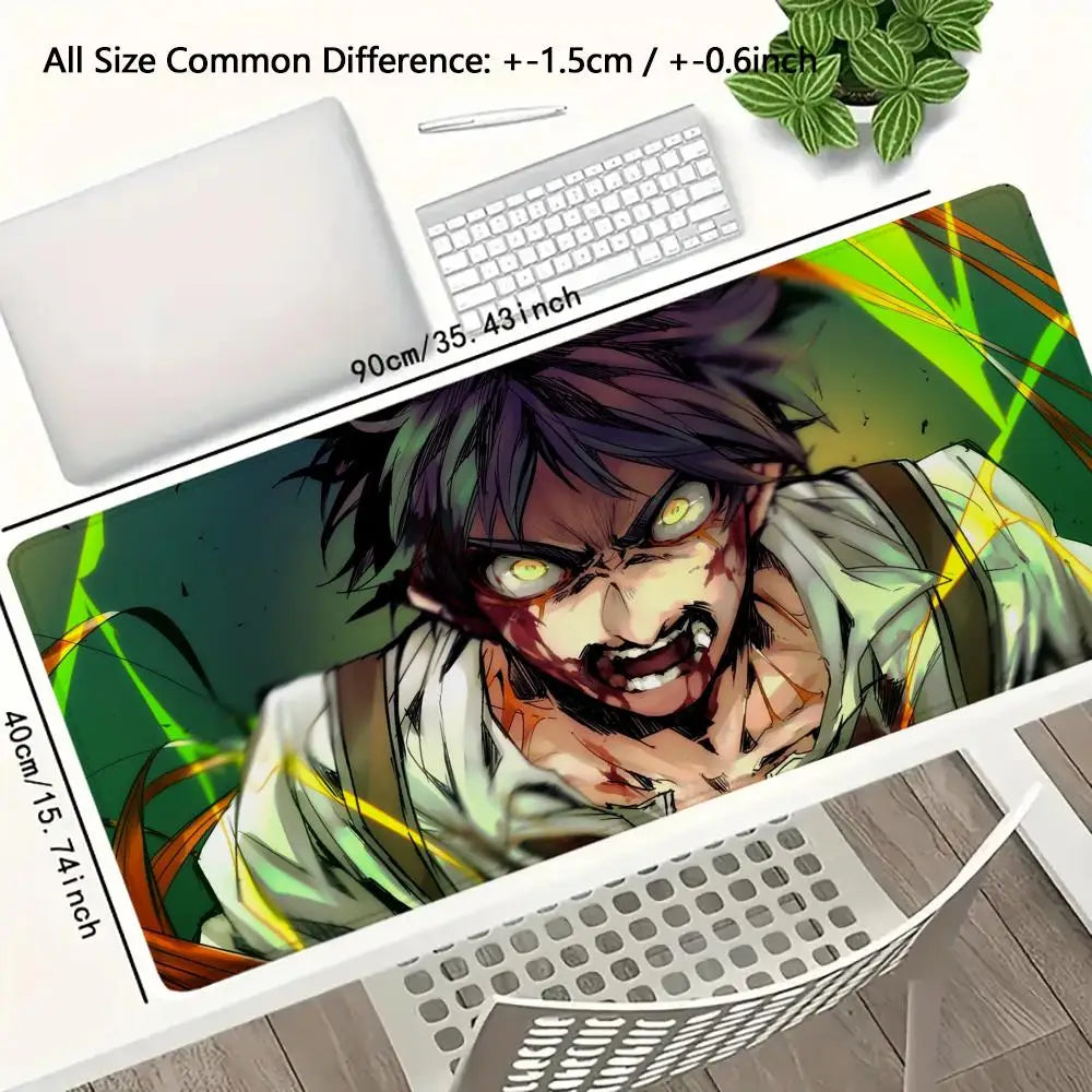 Yeager Allen Comic Attack on Titan Mouse Pad Large XXL Mouse Pad HD Rubber Non-slip Mouse Pad Laptop Keyboard Accessory Desk Pad