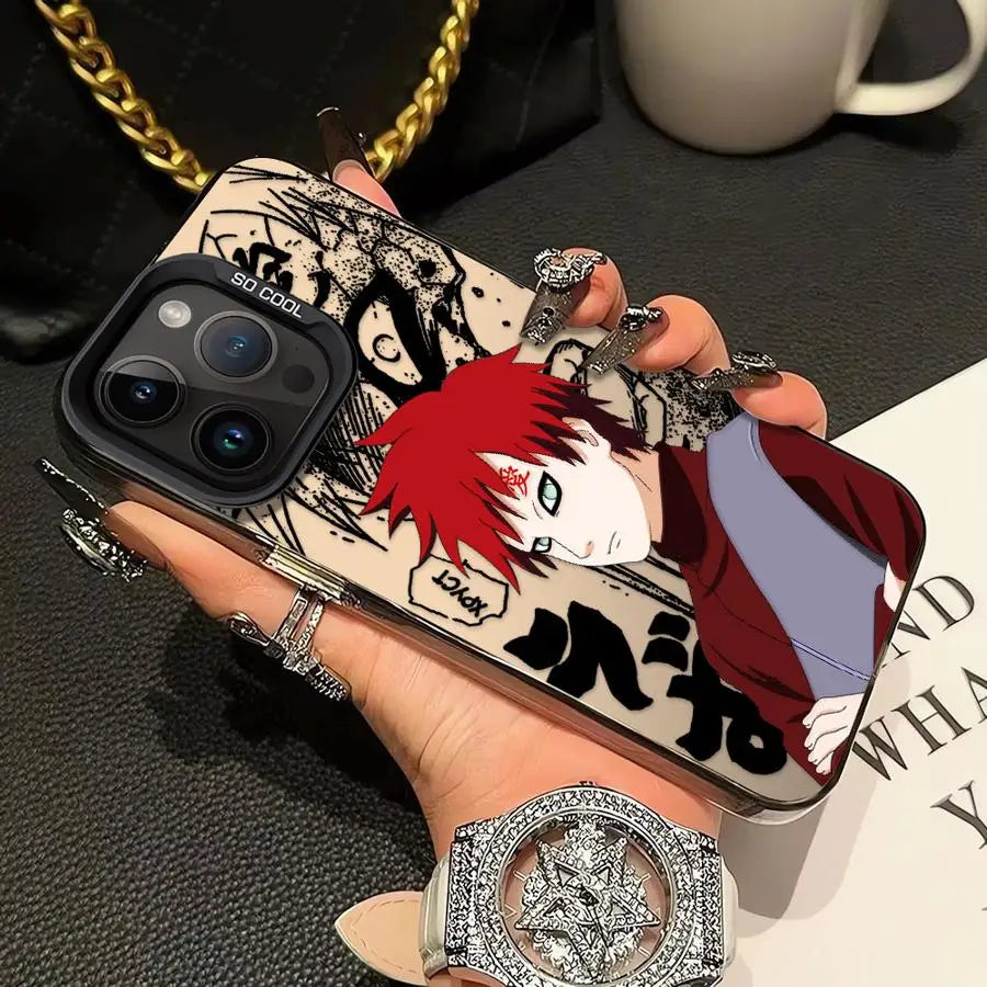 N-Narutos Gaara Soft Cover Phone Case for iPhone 14 15 16 Plus 16e 11 12 13 Pro Max
