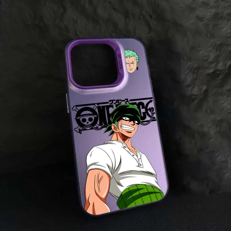 ONE PIECE Portgas D Ace Cool Cover For Apple iPhone 17 16 15 14 13 Pro Max Plus Colorful Silver Phone Case