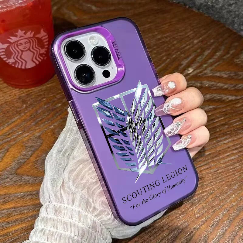 Hot Anime Attack On Titan Phone Case for Xiaomi Redmi Note 7 8 9 9S 10 11 12 13 14 Pro Plus 4G 5G Anti Fall Matte Back Cover