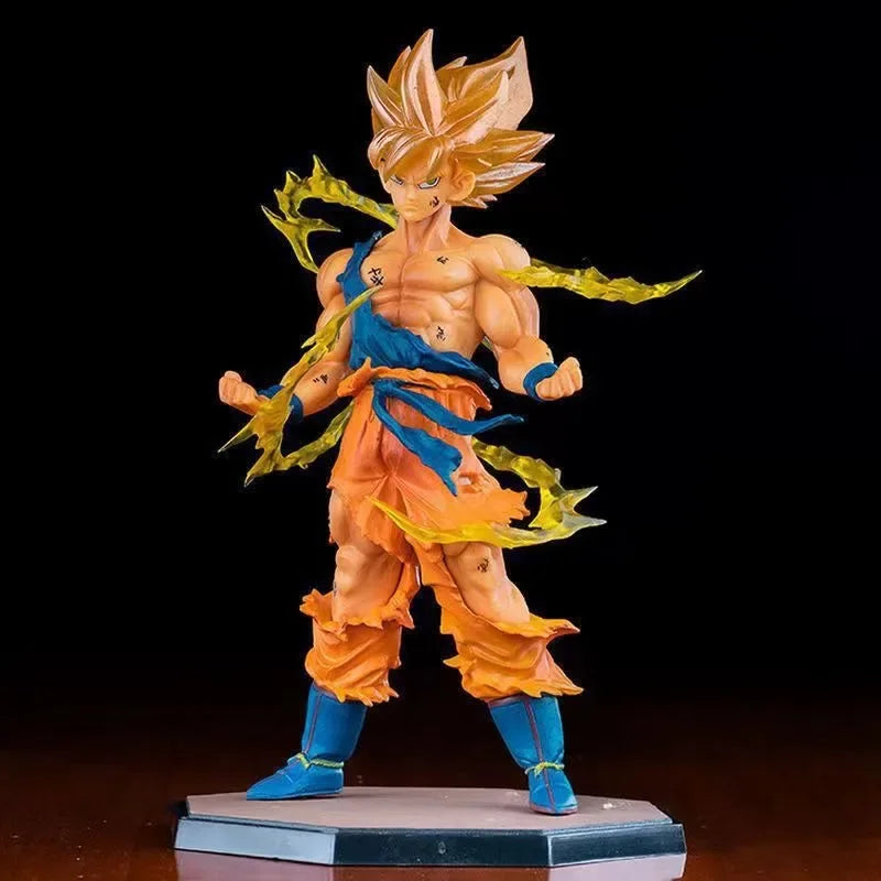 16cm Dragon Ball Z Son Goku Super Saiyan Anime Figure Goku DBZ Action Figure Model Gifts Toy Kids Collectible Figurines Statues