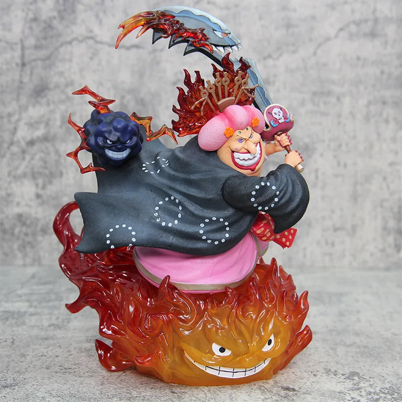26cm One Piece Four Emperor Big Mom Charlotte Linlin Anime Figure Figures Models Gk Statue Models Collectible Ornament Doll Toys