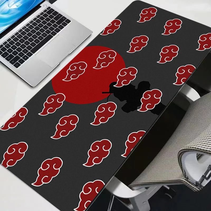 Uchiha Itachi Madara N-Naruto Uzumaki Mouse Pad Professional E-sports Gamers Speed Pc Gaming Rubber Keyboard Desk Mat Mousepad