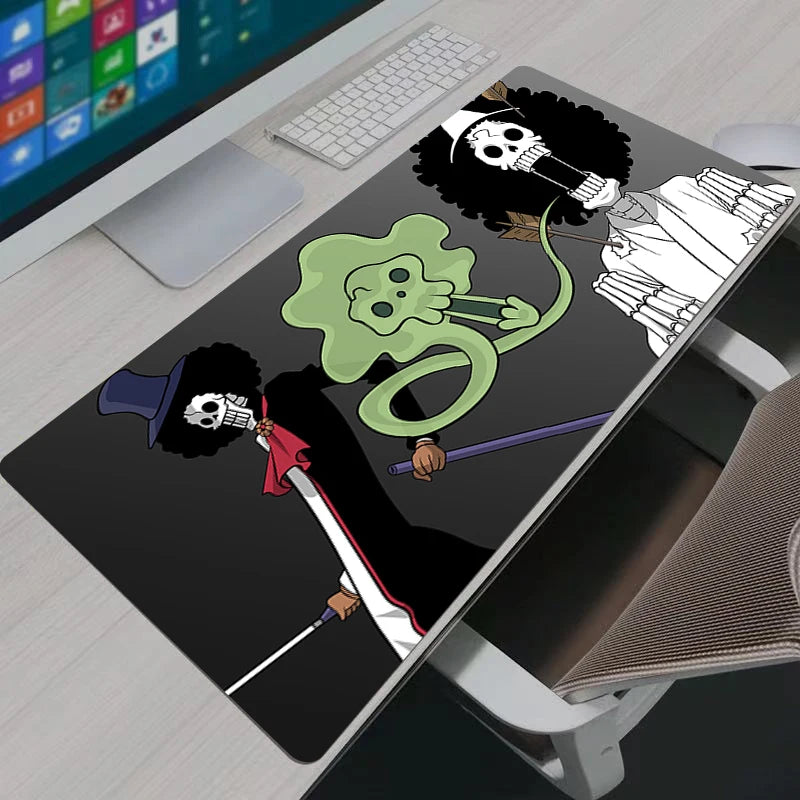 Gaming Mouse Pad Gamer Home Computer HD Mousepad XXL One Piece Brook Keyboard Pad Carpet Non-Slip Office Mouse Mats For LOL