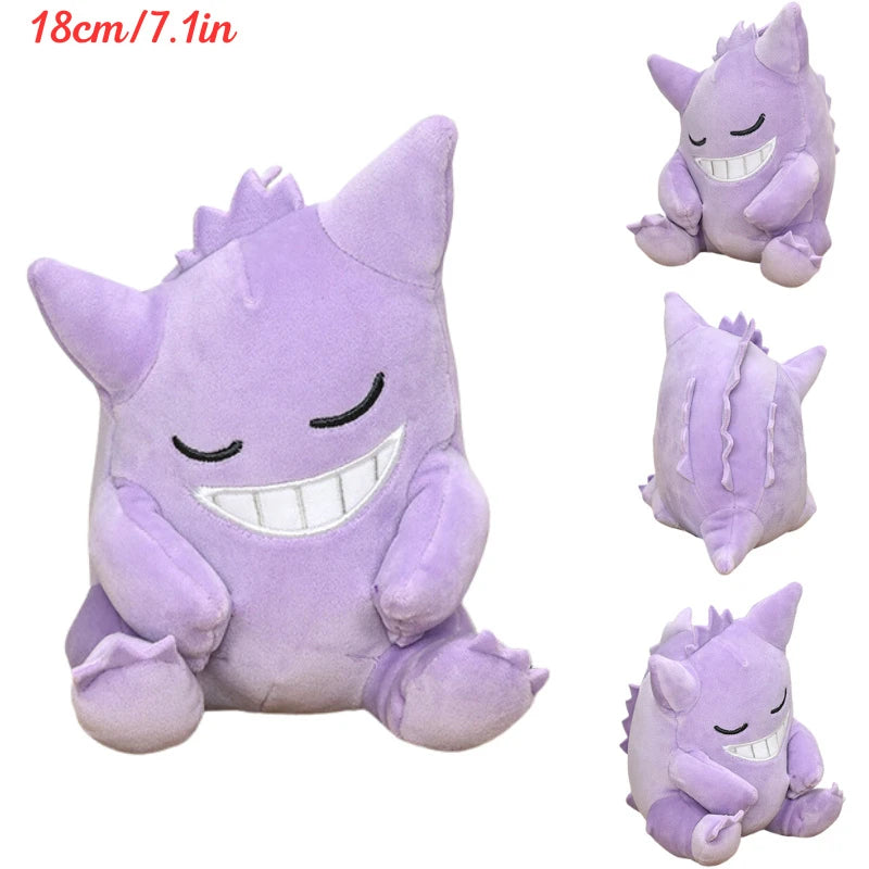 Kawaii Pokemon Gengar Gastly Haunter Ditto Soft Plush Toys Cute Anime Cosmog Koffing Stuffed Animal Peluche Dolls Birthday Gifts