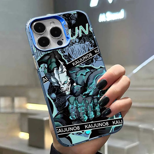Hot blooded Anime Kaiju No. 8 Cover For Xiaomi Redmi Note 14 13 12 11E 11S 11 10 Pro Plus Lite Max Colorful Silver Phone Case