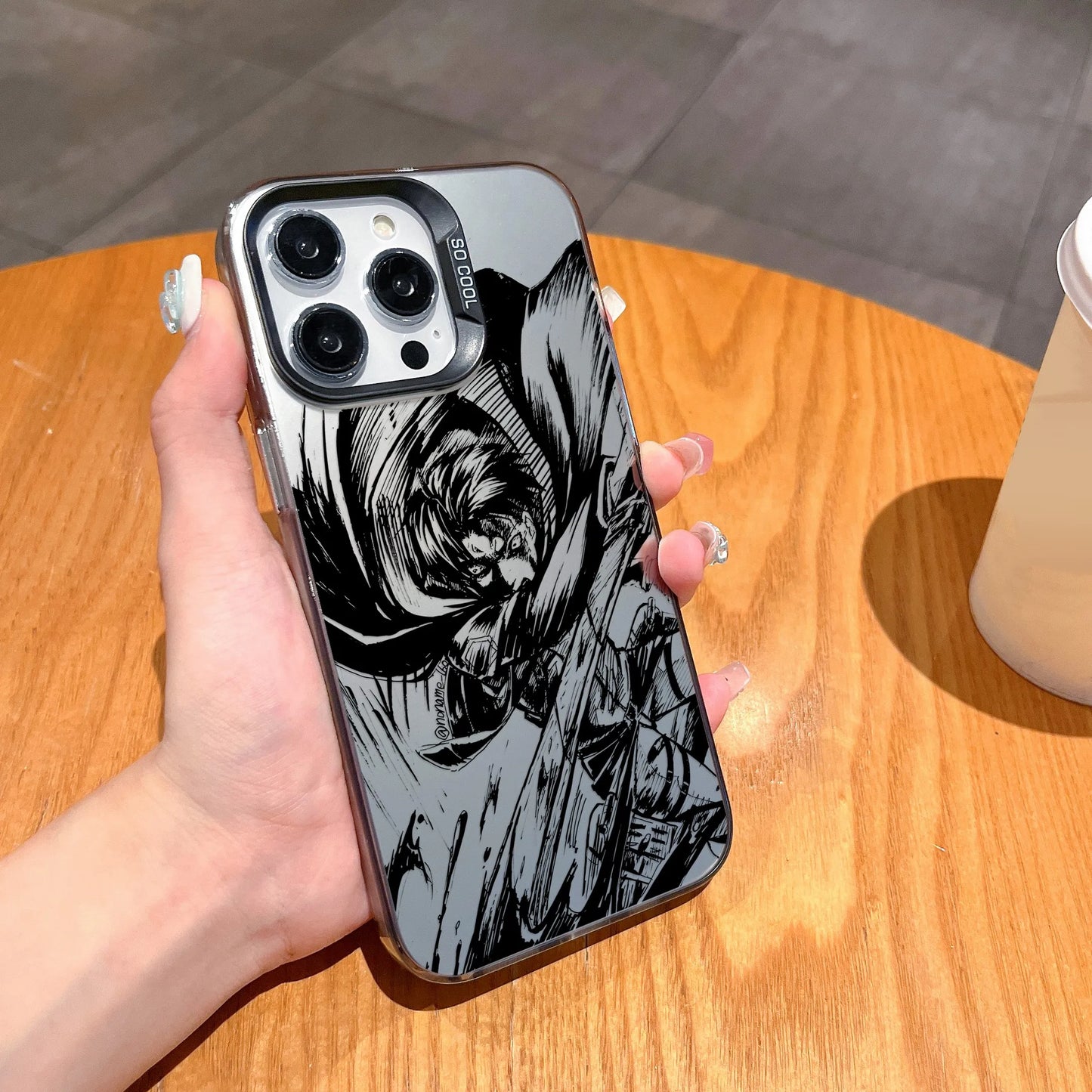 Hot Anime Attack On Titan New Phone Case For iPhone 15 14 13 12 11 Pro Max X XR XSMAX 8 7 Plus Candy Matte Shockproof Back Cover