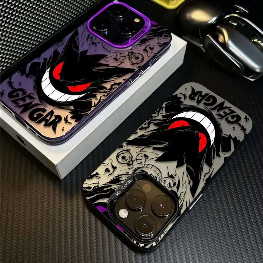 Anime P-Pokemon G-Gengar Cool Phone Case For iPhone 16e 16 15 14 13 12 11 Pro Max 7 8 Plus XR XS Max Shockproof Matte Back Cover