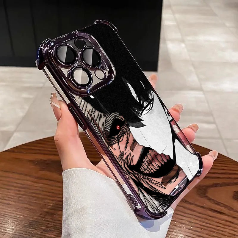 Hot Anime Solos Levelings Plating Phone Case For iPhone 16e 16 15 14 13 12 11 Pro Max X XR XSMax 7 8 6 Mini Plus Anti-Fall