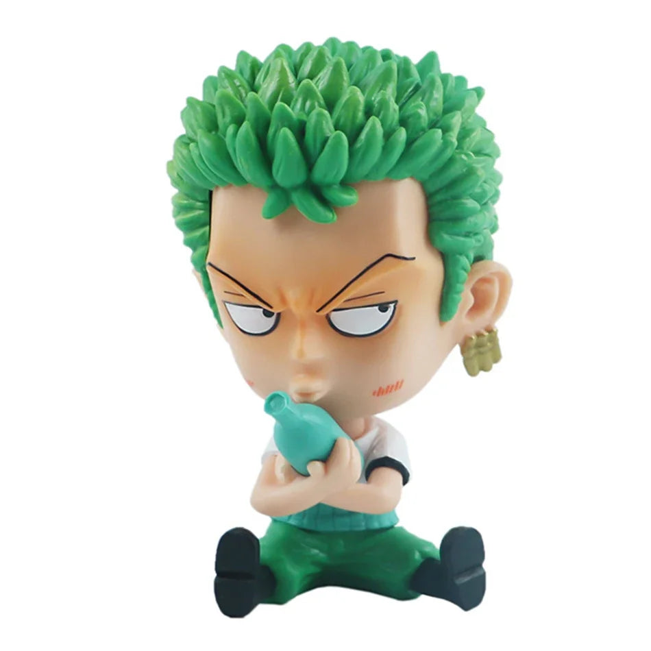 Anime One Piece Figure 17 Styles Zoro Luffy Sanji Ace Robin Nami Frank Usopp Brook Chopper PVC Decoration Figural Model Gift Toy