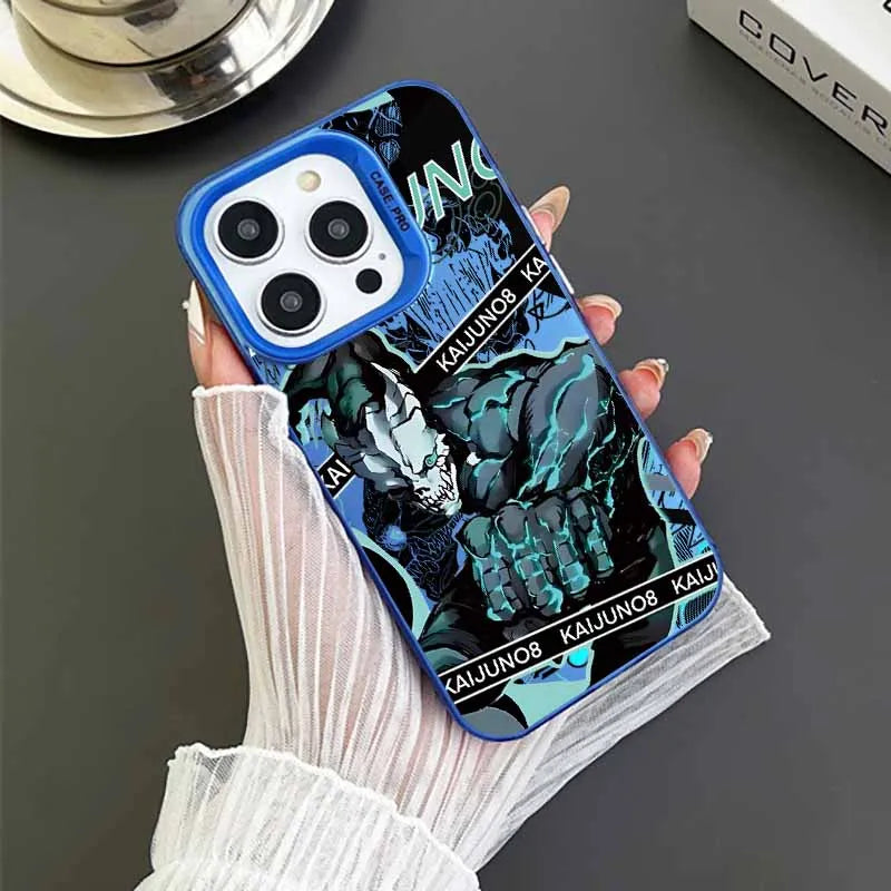Hot blooded Anime Kaiju No. 8 Cover For Xiaomi Redmi Note 14 13 12 11E 11S 11 10 Pro Plus Lite Max Colorful Silver Phone Case