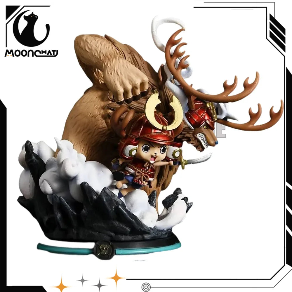 14cm One Piece Figure Chopper Anime Figures Wano Onigashima Chopper Action Figurine Kawaii Statue PVC Model Doll Collection Toys