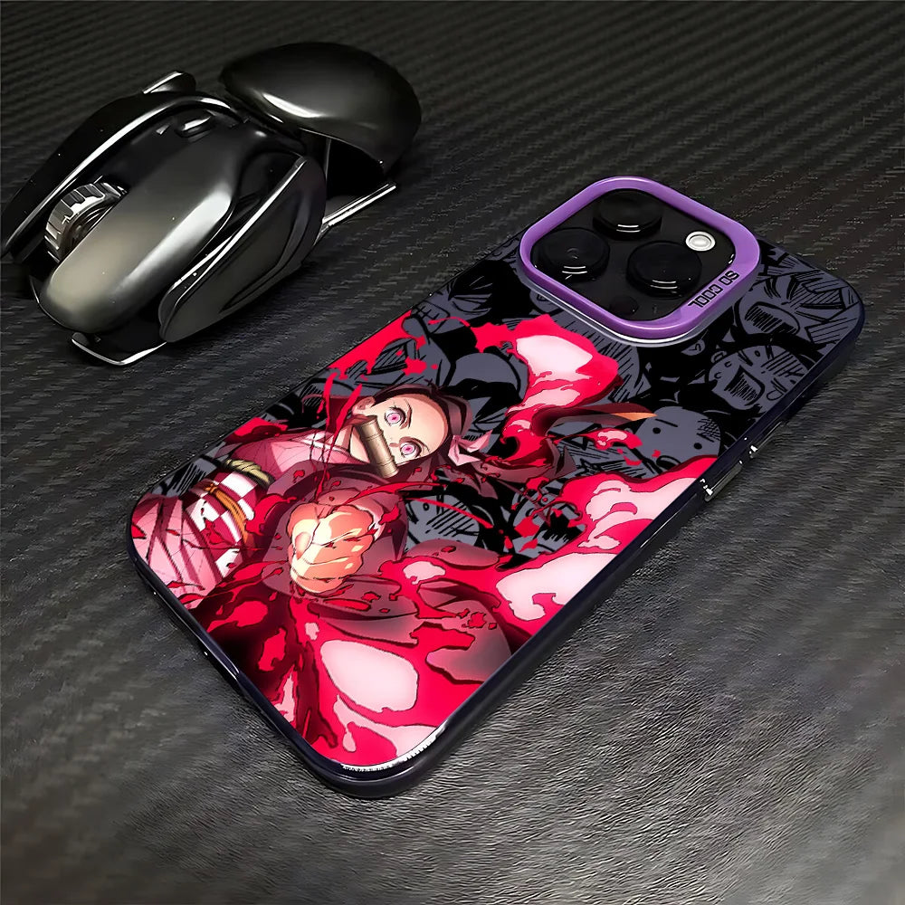 Anime D-Demon Slayers Tanjiroes Phone Case For iPhone 17 16e 16 15 14 13 12 11 mini Pro Max X XR 8 7 Air Plus Anti Matte Cover