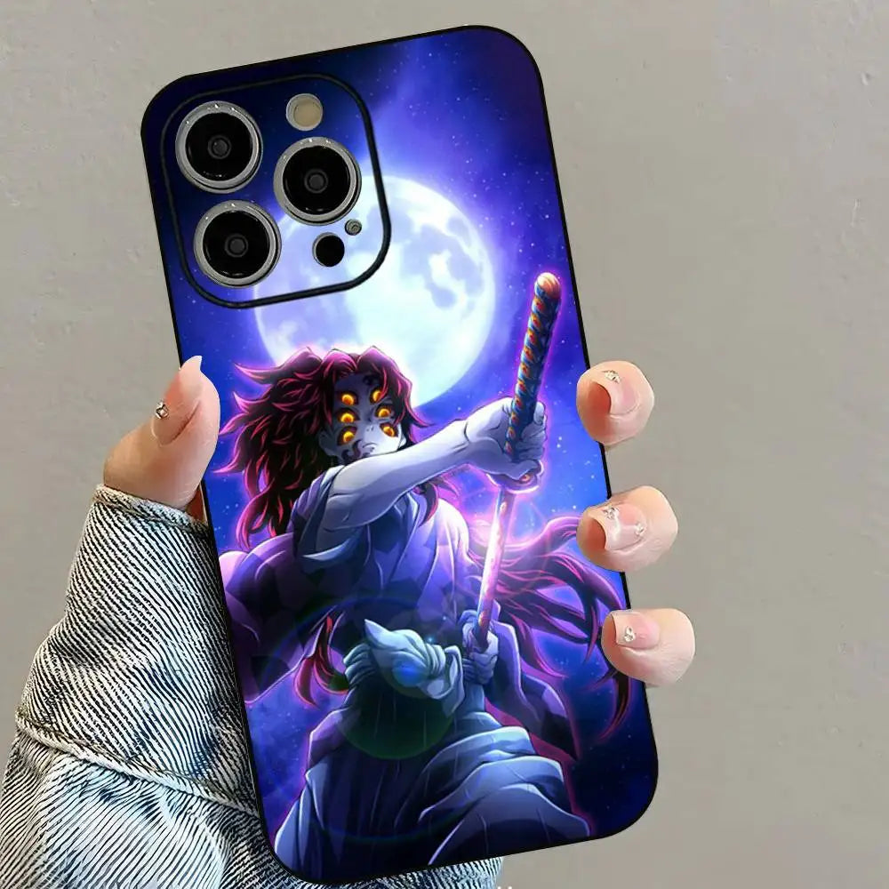 Demon S-Slayer Sanemi Phone Case For iPhone 16 15 14 13 12 11 PRO MAX PLUS Mini TPU Soft to Skin-friendly case
