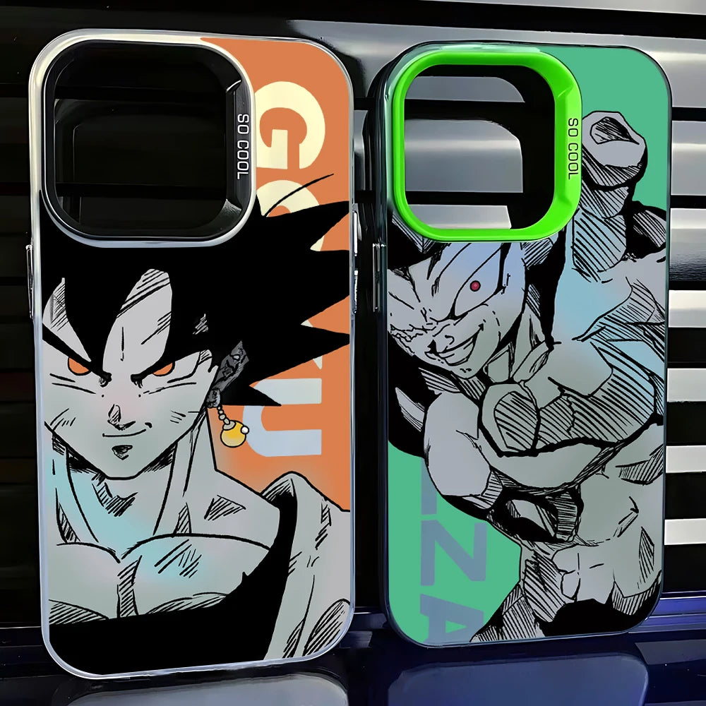 Anime D-D-DragonS Phone Case For iPhone 16 15 14 13 12 11 Pro Max X XR XSMAX 8 7 Plus Candy Matte Shockproof Back Cover B-BallS