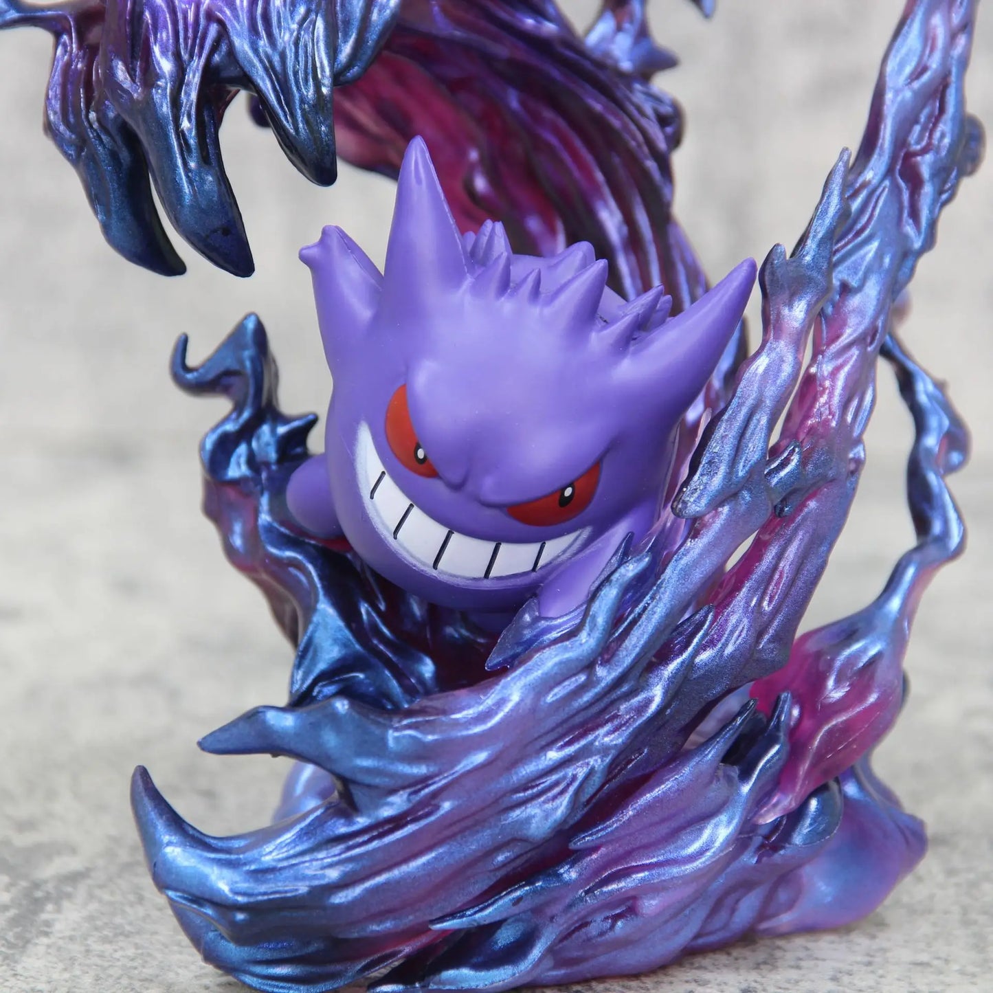 New In Stock 18cm Anime Pokemon Gengar Ghost Claw Action Figure Game Statue Collectible Kawaii Model Christmas Gifts Dolls Toys