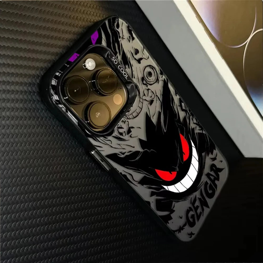 Anime P-Pokemon G-Gengar Cool Phone Case For iPhone 16e 16 15 14 13 12 11 Pro Max 7 8 Plus XR XS Max Shockproof Matte Back Cover