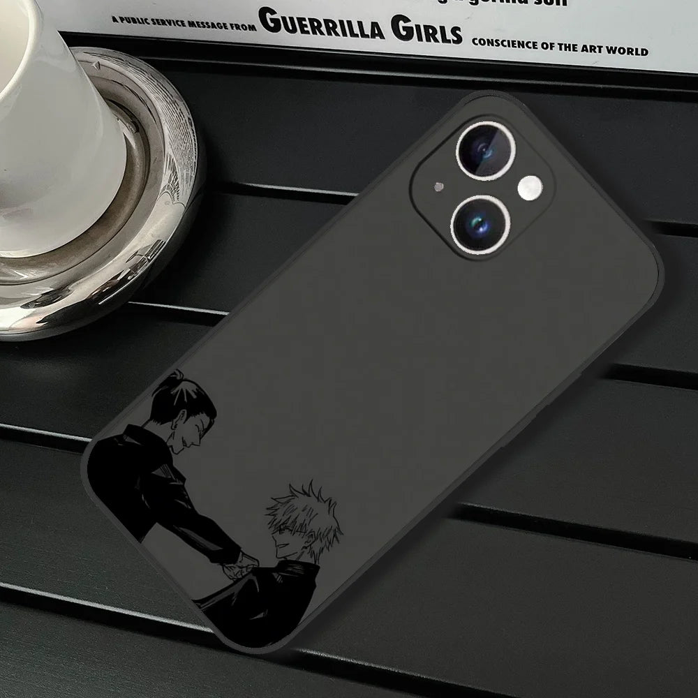 J-Jujutsu K-Kaisen Phone Case For IPhone 11,12,13,14,15,16,XS,XR,X,Mini,Pro,Max,Plus,Shell,Cover