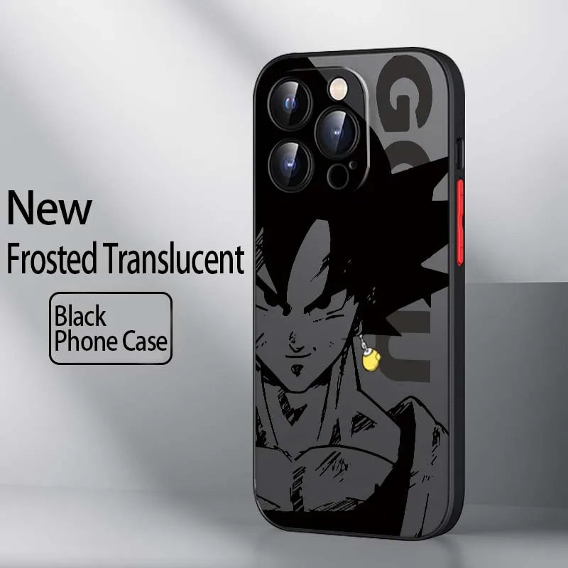 Cool Dragon Ball Art Popular For Apple iPhone 17 Air 16 15 14 13 12 11 XS X Pro Max Plus Frosted Translucent Phone Case